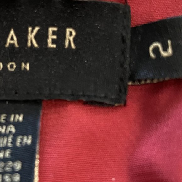 TED BAKER London CHRISEY Wrap Midi Dress-Size 2 (TB) (6US) - Picture 12 of 12